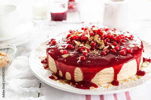 Photo: Red Currant Layer Cake Red Currant Layer Cake