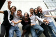 Youth group posing for photo