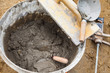 Baustelle eines Einfamilienhauses