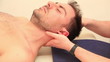 Patient at the physiotherapy