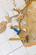 Badezimmer wird renvoviert