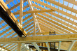 Dachkonstruktion aus Holz