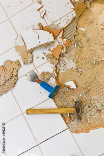 Photo: Badezimmer wird renvoviert Badezimmer wird renvoviert