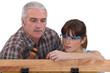 Builder and his apprentice