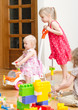 Kids playing in kindergarten