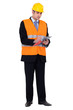 An inspector ready to work