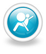 Illustration: Light Blue Icon "Airbag" Light Blue Icon "Airbag"