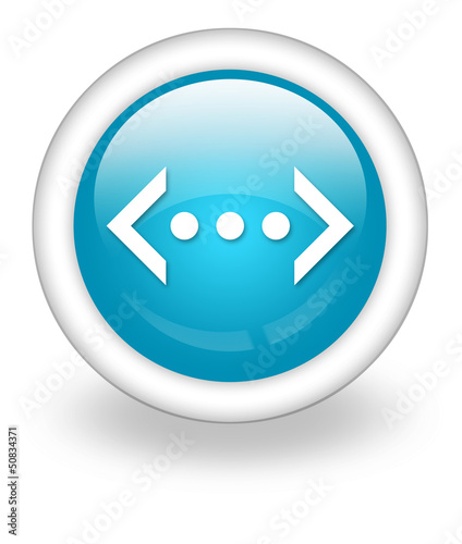Illustration: Light Blue Icon "Ethernet" Light Blue Icon "Ethernet"