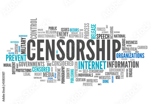 Illustration: Word Cloud "Censorship" Word Cloud "Censorship"