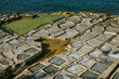 Salt evaporation ponds, Malta