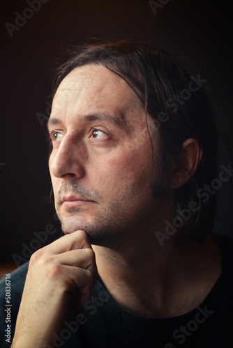 Photo: Sad man portrait Sad man portrait