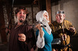 Photo: Scared Man with Sword on Neck Scared Man with Sword on Neck