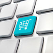 Foto: Shopping cart computer key Shopping cart computer key