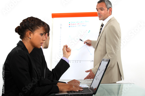Photo: Business people in a meeting Business people in a meeting