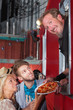 Chef with Pizza at Food Truck