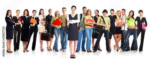 Photo: Business people team. Business people team.
