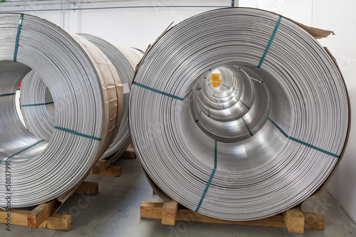 Photo: Aluminium spools Aluminium spools