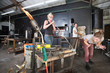 Distracted Glass Workers
