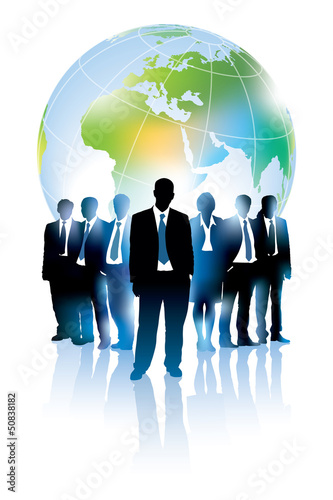 Vector: Global business Global business