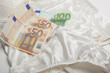 Love for money - Lingerie and money concept