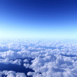 青空と雲海