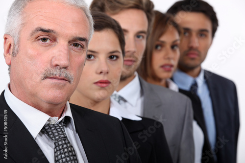 Photo: The business team. The business team.