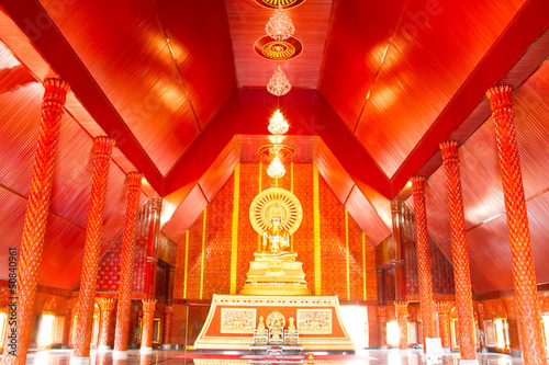Photo: Gold buddha in thai temple Gold buddha in thai temple
