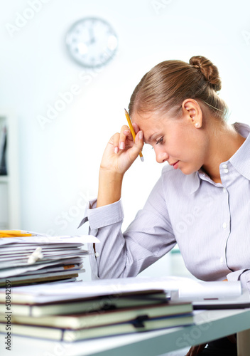 Photo: Tired at work Tired at work