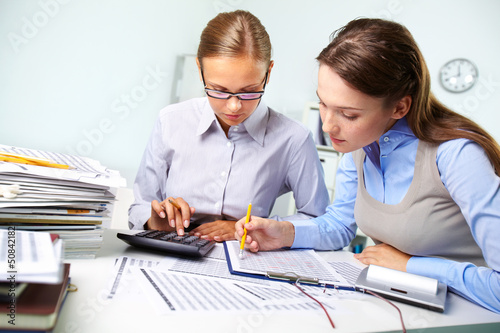 Photo: Accounting report Accounting report