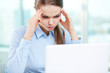 Photo: Workplace headache Workplace headache