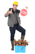 Tradesman against needless waste
