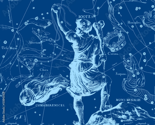 Photo: Constellation vintage map Constellation vintage map