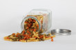 Photo: Jar of pasta twists Jar of pasta twists