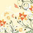 Vector: Flower Frame Flower Frame