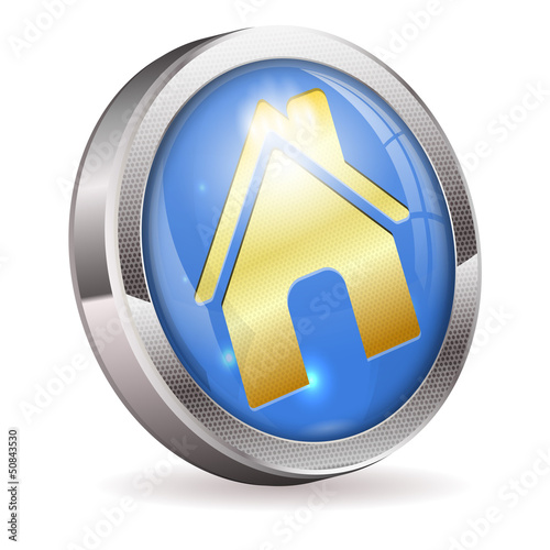 Vector: Button Home Button Home