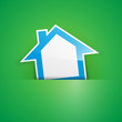 Vector Logo blue house
