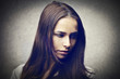 portrait of brunette woman
