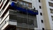 men working on hotel