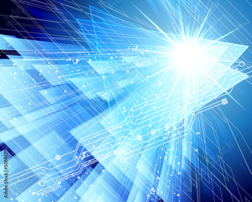 Vector: Abstract techno background. Abstract techno background.