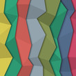 3d colored paper background - origami style
