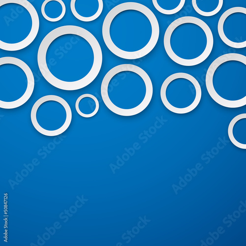 Vector: Paper white round bubbles background. Paper white round bubbles background.