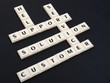 support crosswords on black background