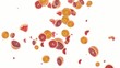 Falling Grapefruits as background video with Alpha
