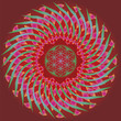 Flower of life seed spring edition mandala