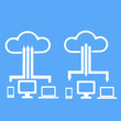 cloud storage with different communication devices