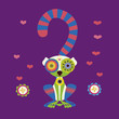 portrait of a charming lemur