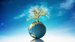Vídeo: Globe spinning with tree Globe spinning with tree