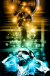 Music Club background for disco dance event