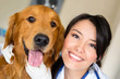 Dog at the vet