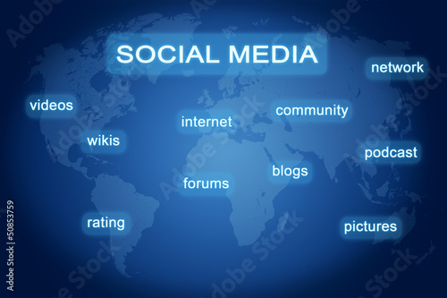 Illustration: Social Media buttons Social Media buttons